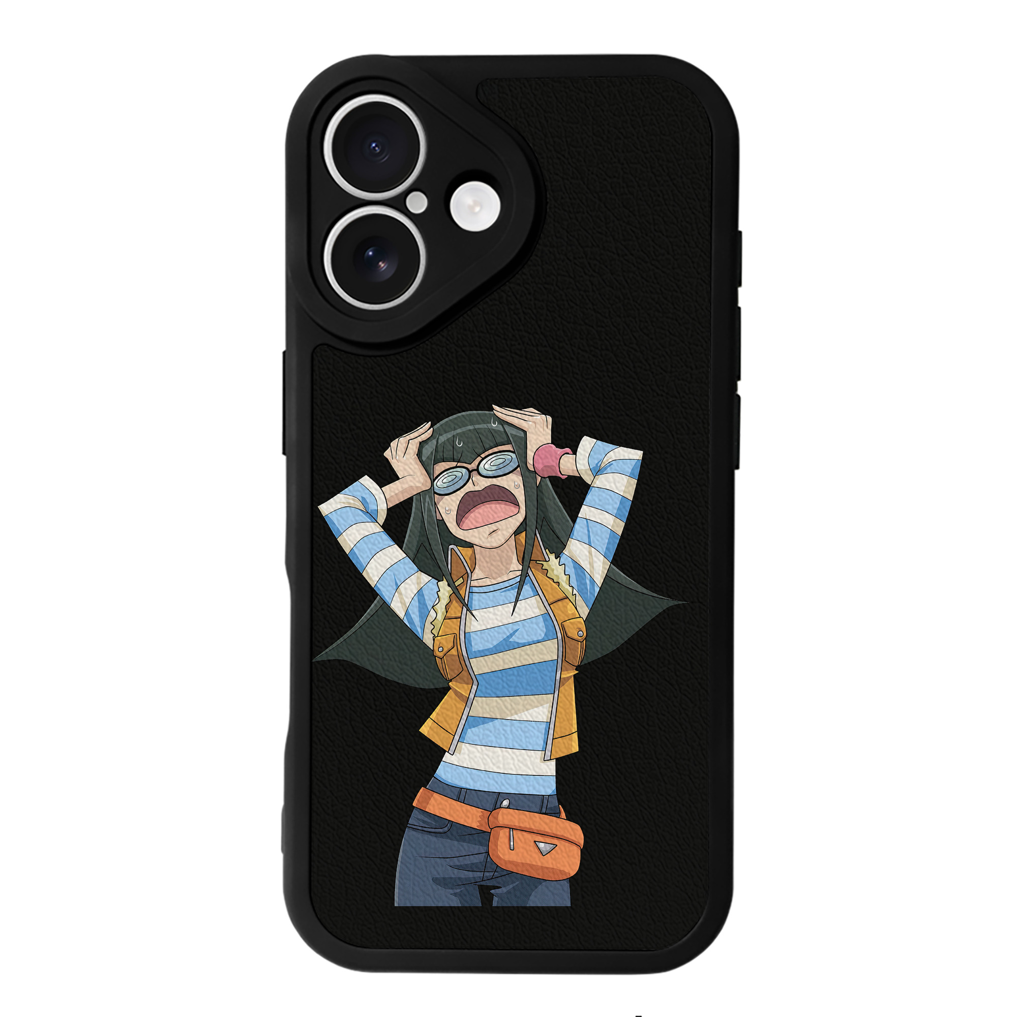 （画像用） 遊☆戯☆王 Yu-Gi-Oh! 【iPhone 16シリーズ対応】シリコンスマホケース（レザー調） 材質：シリコン